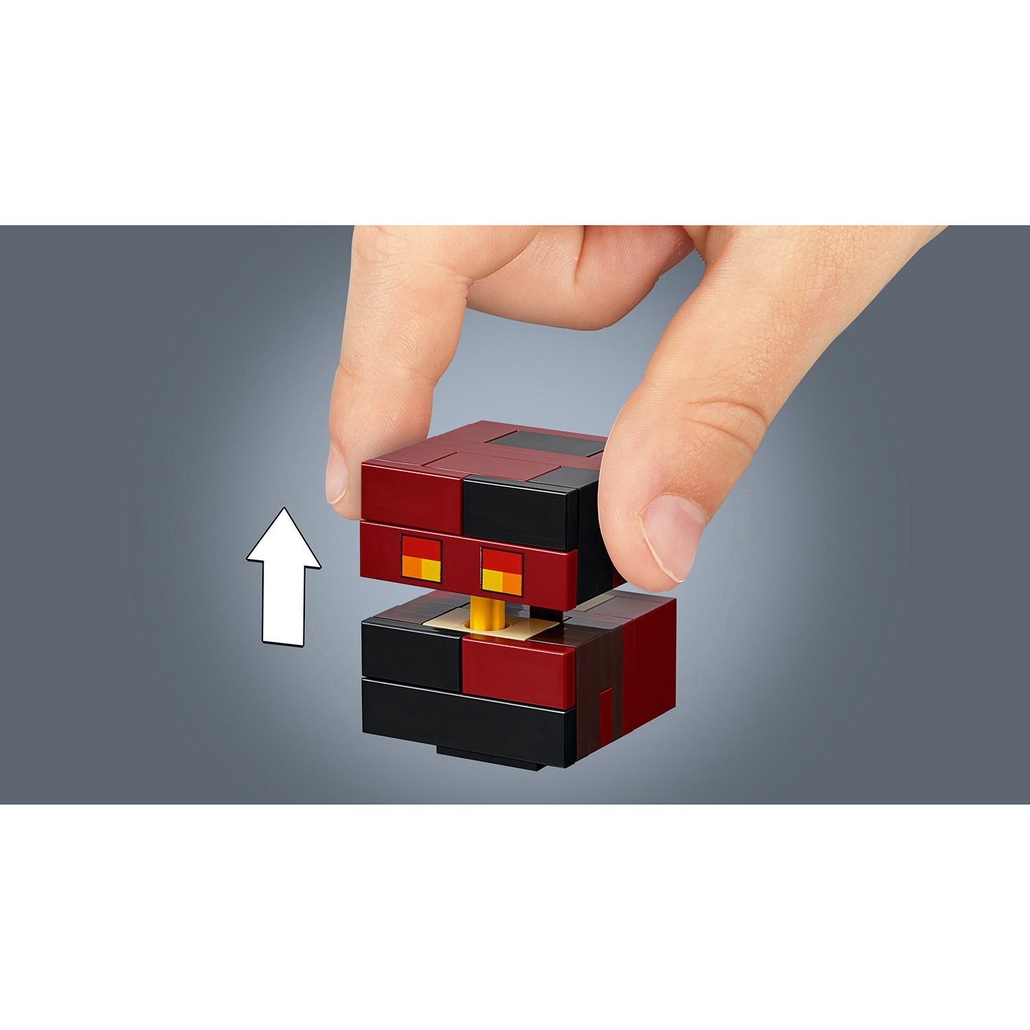 Конструктор Lego Minecraft Большие фигурки - Скелет с кубом магмы  